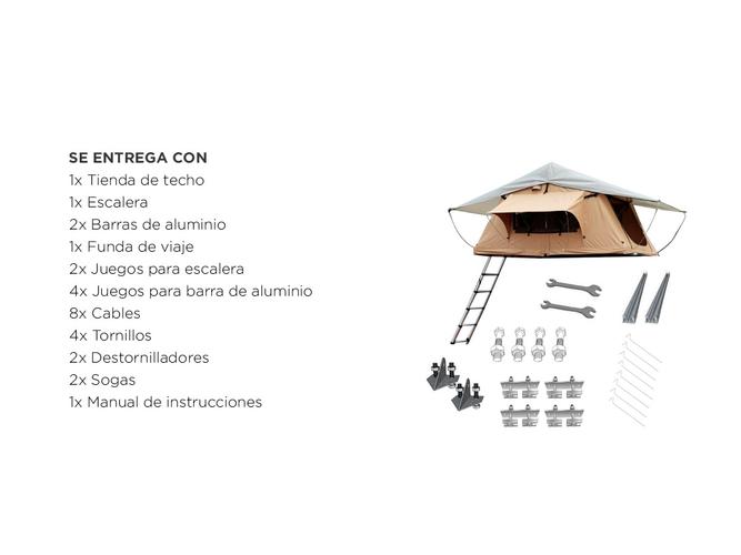 Carpa de Techo de Camioneta Gadnic Tent1 Para Camping - 5