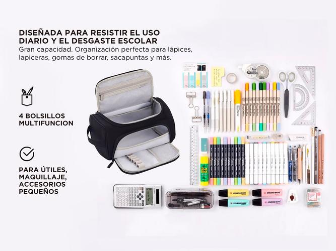 Cartuchera Escolar Gadnic con Gran Capacidad Multifuncional - 2