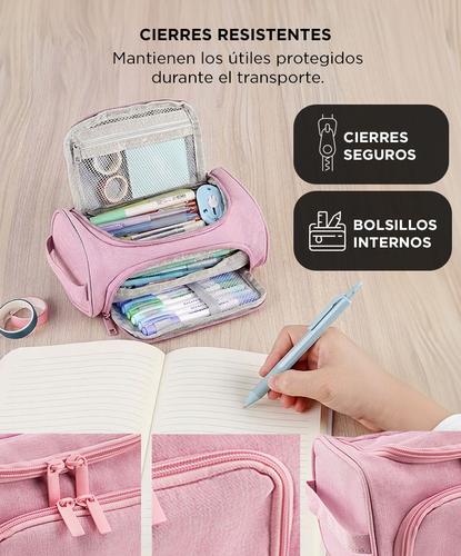 Cartuchera Escolar Gadnic con Gran Capacidad Multifuncional - 3