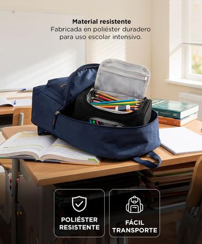 Cartuchera Escolar Gadnic con Gran Capacidad Multifuncional - 4