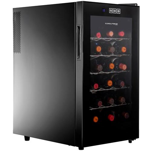 Cava De Vino Coolfroz WCTE0018 18 Botellas Termoelectrica Display Led - 0