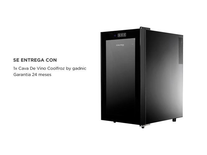 Cava De Vino Coolfroz WCTE0018 18 Botellas Termoelectrica Display Led - 5