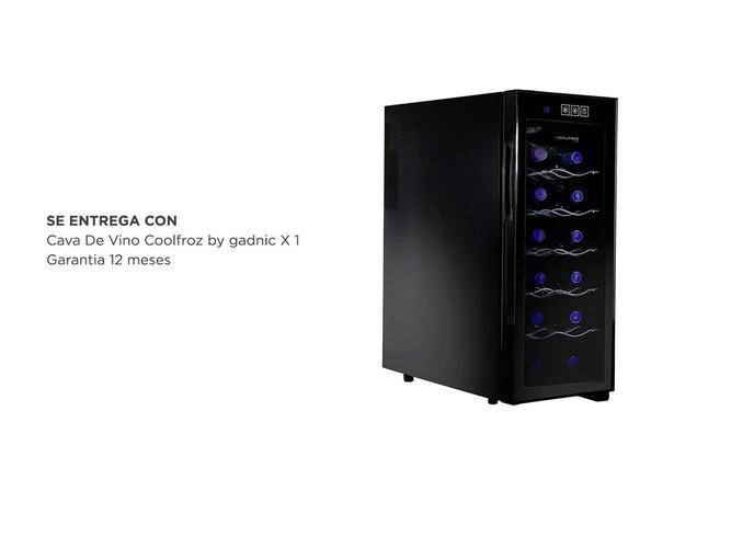 Cava De Vino Coolfroz WCTE00012 12 Botellas Termoelectrica Display Led - 6