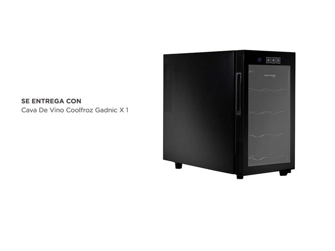 Cava De Vino Coolfroz WCTE0008 8 Botellas Termoelectrica Display Led - 6