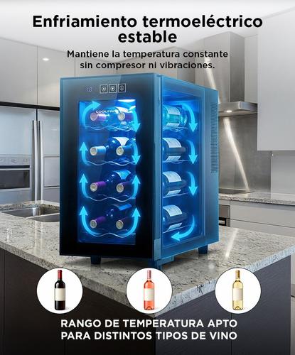 Cava De Vino Coolfroz WCTE0008 8 Botellas Termoelectrica Display Led - 3