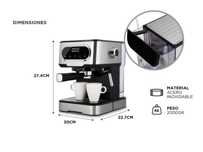 Cafetera Express Digital Atma 1.5 Lts Pro CEAT5403GP - 4