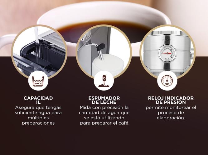 Cafetera Express Atma 1 Litro Ácero Inoxidable CEAT5418P - 3