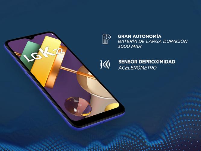 Celular LG K22+ Azul 64Gb 3Gb Ram 6,2 HD Quad Core - 5