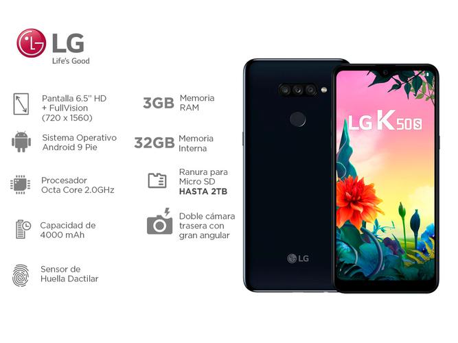 Celular LG K50s Libre de Fábrica 6,5