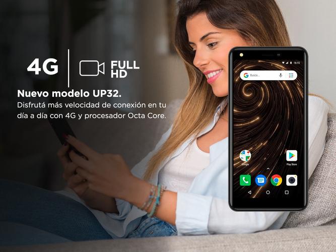 Celular Quantum UP32 Negro 32GB 1GB - 4
