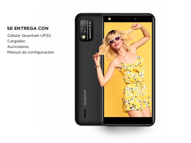 Celular Quantum UP32 Negro 32GB 1GB - 6
