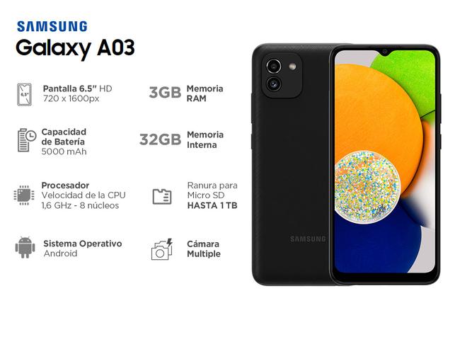 Celular Samsung Galaxy A03 32GB 3GB RAM - 1