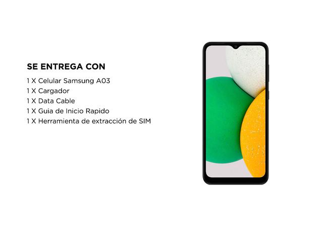 Celular Samsung Galaxy A03 32GB 2GB RAM - 5