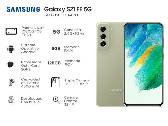 Celular Samsung Galaxy S21 Fe 5G 128GB 6 GB de Ram - 1
