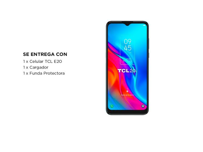 Celular TCL 20E 128 GB twilight blue 4 GB RAM - 5