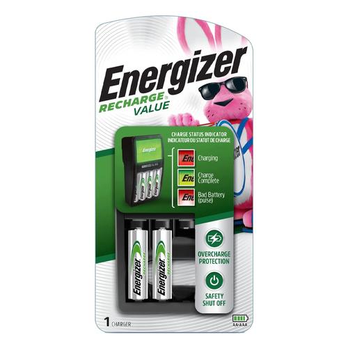Cargador Maxi Energizer + 2 Pilas AA Recargables  - 0