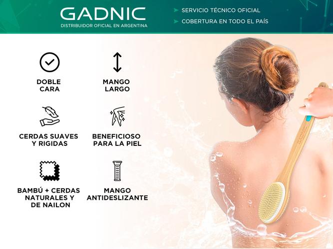 Cepillo de Baño con Doble Cara Gadnic para la Espalda - 1