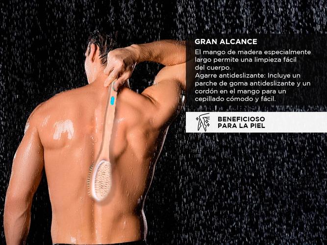 Cepillo de Baño con Doble Cara Gadnic para la Espalda - 3