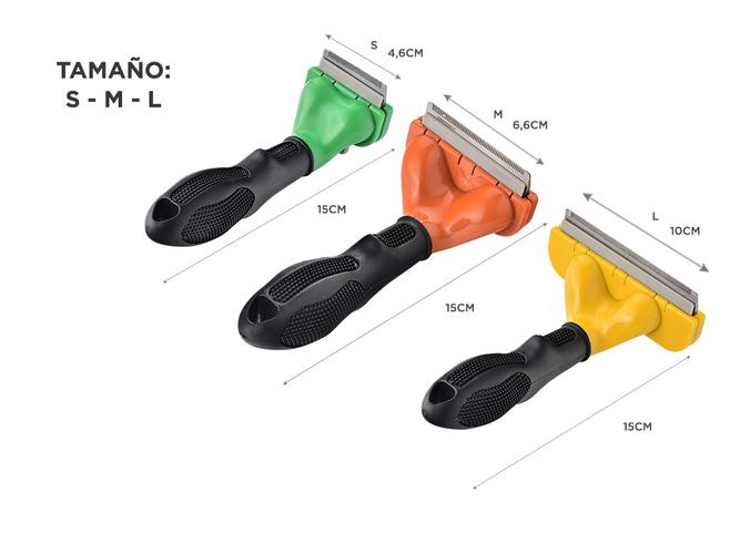 Cepillo Para Perros Shedding Tool Profesional Peluqueria S M L - 4