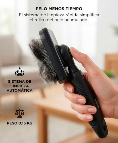  Cepillo Removedor De Pelo Para Mascotas Gadnic Con Limpieza Automática Cerdas De Acero Inoxidable - 2