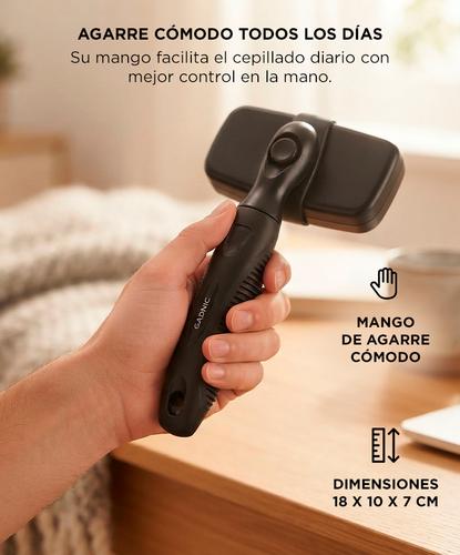  Cepillo Removedor De Pelo Para Mascotas Gadnic Con Limpieza Automática Cerdas De Acero Inoxidable - 4