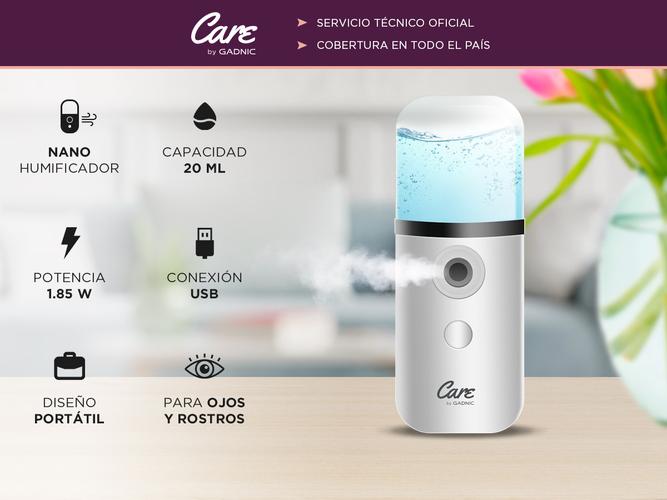 Nano Pulverizador de Mano Gadnic Splash Humidificador facial USB  - 1