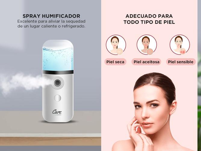 Nano Pulverizador de Mano Gadnic Splash Humidificador facial USB  - 2