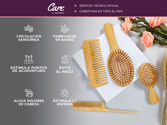 Kit de Cepillos de Bambú Gadnic 4 Piezas - 1