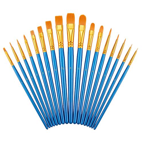 Set x20 Pinceles Para Artistas Gadnic ART07 De Aceite Acuarela  - 0