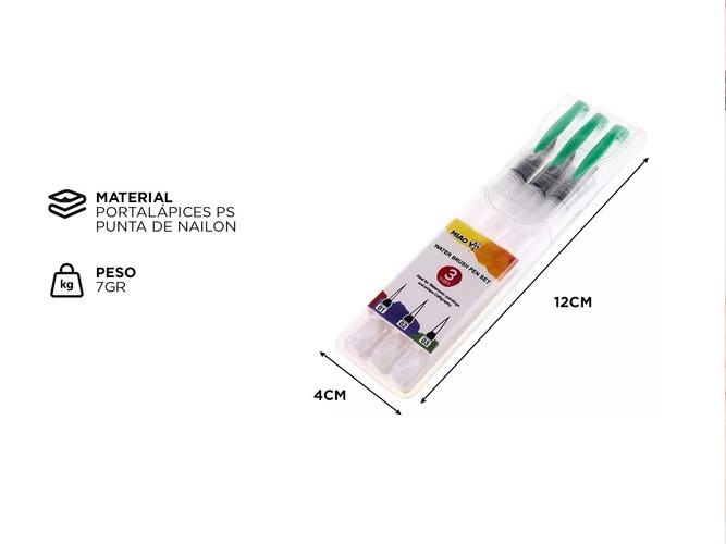 Pinceles Recargables Gadnic Para Acuarela - 3