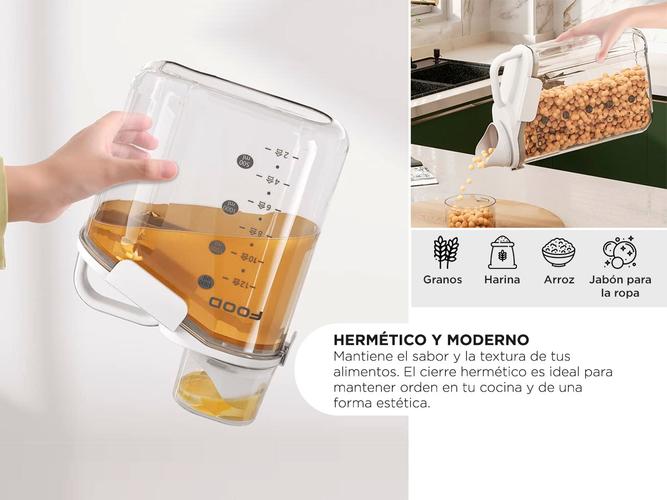 Kit x3 Dispenser Cerealero Gadnic Alimentos Ecologico - 4