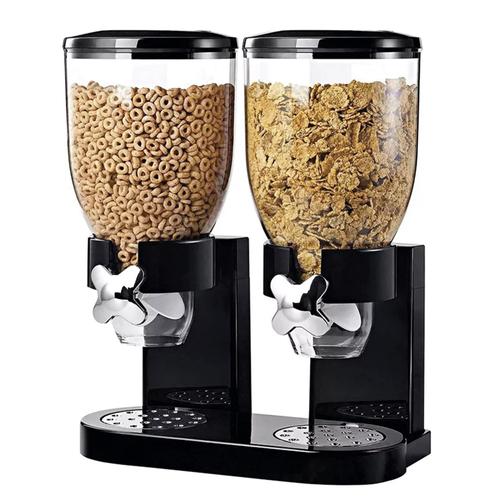 Dispenser de Cereales Gadnic Doble Cerealero Alimentos Secos - 0