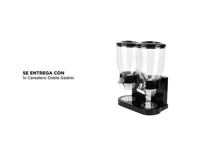 Dispenser de Cereales Gadnic Doble Cerealero Alimentos Secos - 5
