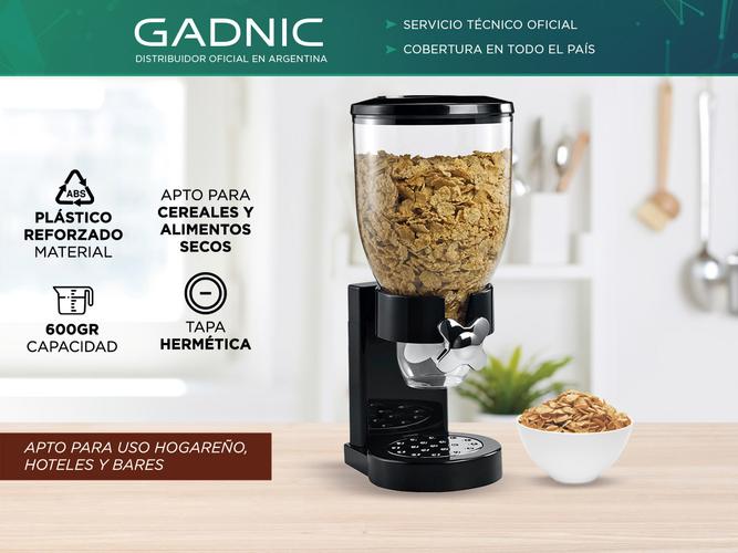 Dispenser de Cereales Disp2 Gadnic Dosificador de Alimentos  - 1