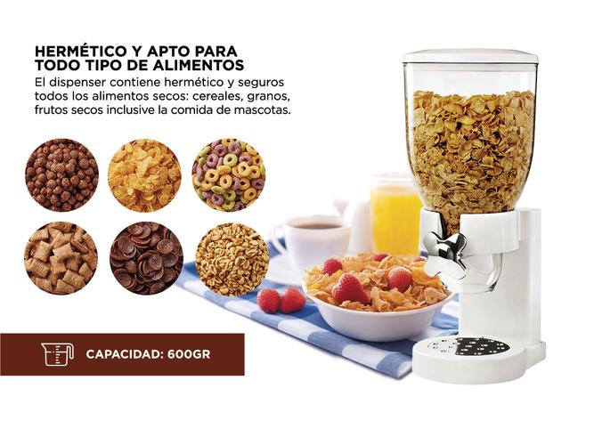 Dispenser de Cereales Disp2 Gadnic Dosificador de Alimentos  - 2