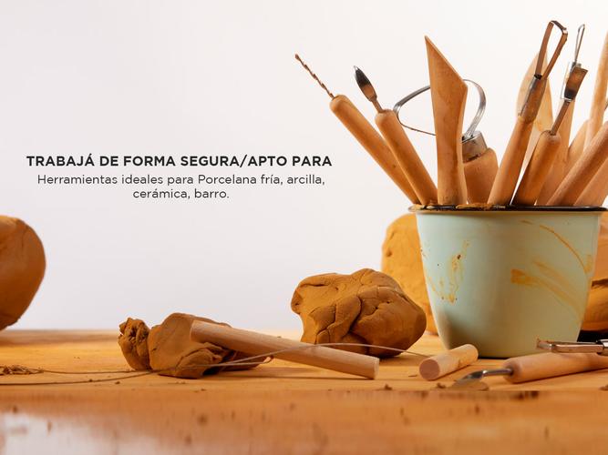Set Herramientas de Arcilla 36 Piezas Gadnic STQY16 Alfarería Para Arcilla Cerámica - 2