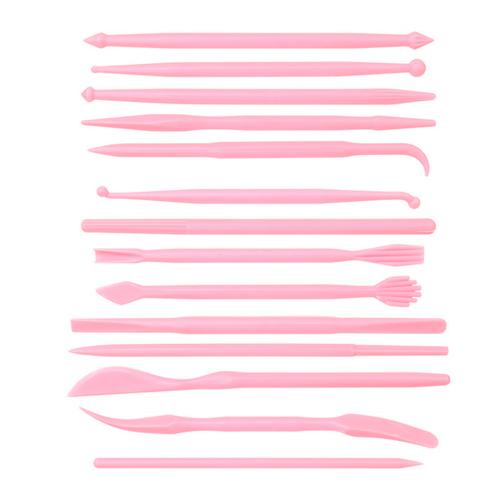 Set X14 Estecas Doble Punta Gadnic Reposteria Porcelana Fria - 0