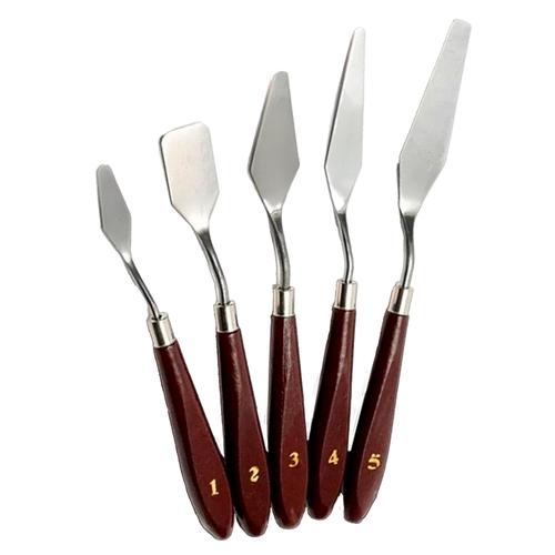Set de Espatulas Metalicas Gadnic para Pintura Oleo y Acrilico - 0