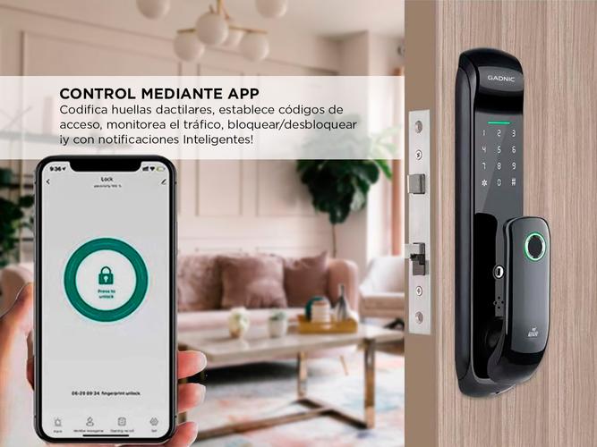 Cerradura Inteligente Wifi Bluetooth Huella App - 4