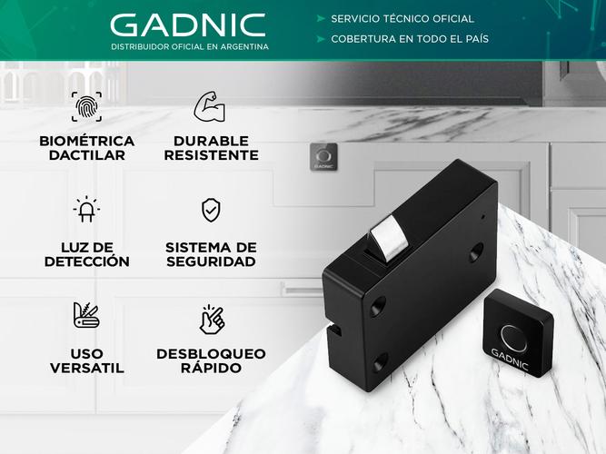 Cerradura Inteligente para Cajon Gadnic con Huella - 1