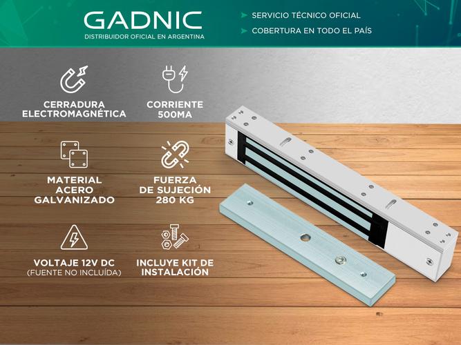 Kit de Cerradura Gadnic Electromagnetica - 1