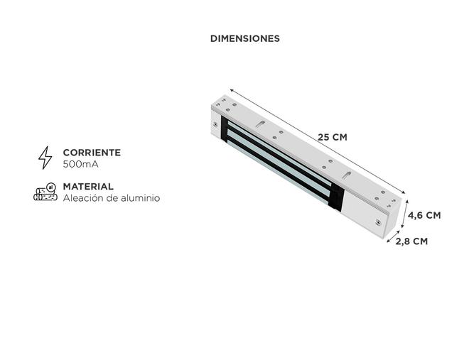Kit de Cerradura Gadnic Electromagnetica - 4