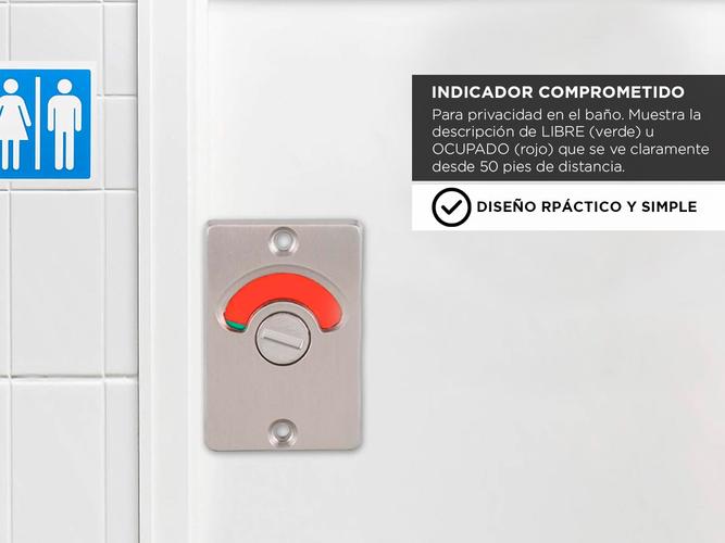 Cerradura con Indicador Gadnic Libre Ocupado  - 2