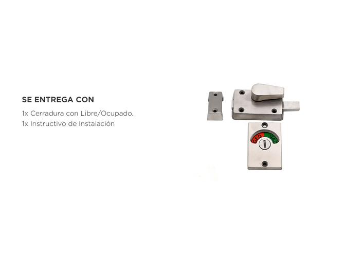 Cerradura con Indicador Gadnic Libre Ocupado  - 5