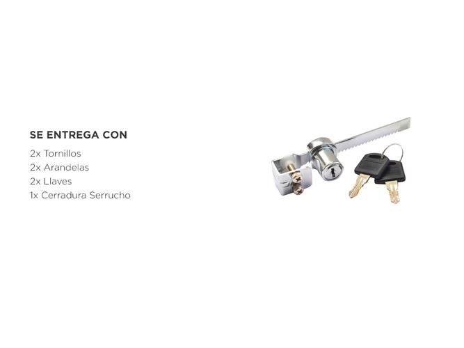 Cerradura Para Vidrio Gadnic Puerta Corrediza Mueble Ventana - 5