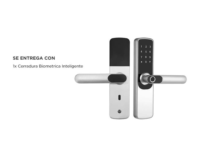 Cerradura Biométrica Gadnic Inteligente Huella Tarjeta Contraseña - 5