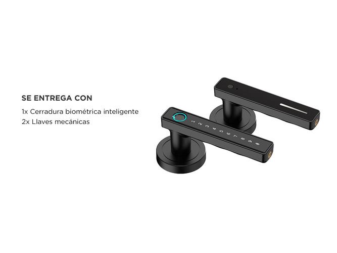 Cerradura Biometrica Gadnic Inteligente Con Bluetooth - 5