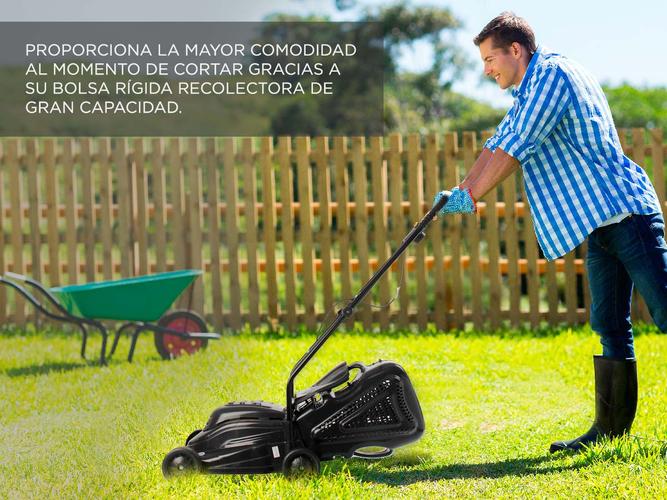 Cortadora de Césped Petri Jet Eléctrica 2100w 1,5HP Recolector 36Lt - 4