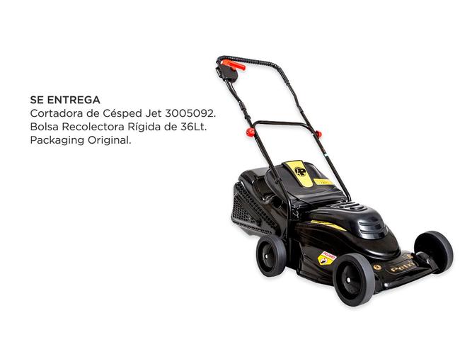 Cortadora de Césped Petri Jet Eléctrica 2100w 1,5HP Recolector 36Lt - 5