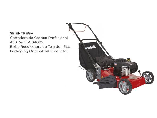 Cortadora de Césped Petri Profesional 450 3en1 Naftera Motor Briggs & Stratton 4T 4,5HP Recolector 45Lt - 5